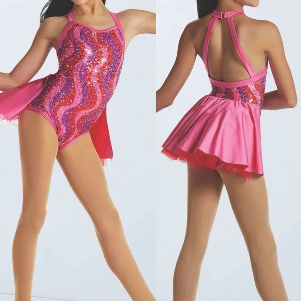 WEISSMAN Dance Costume hot pink tutu Glowin' Up
15750 IC- child 7/8